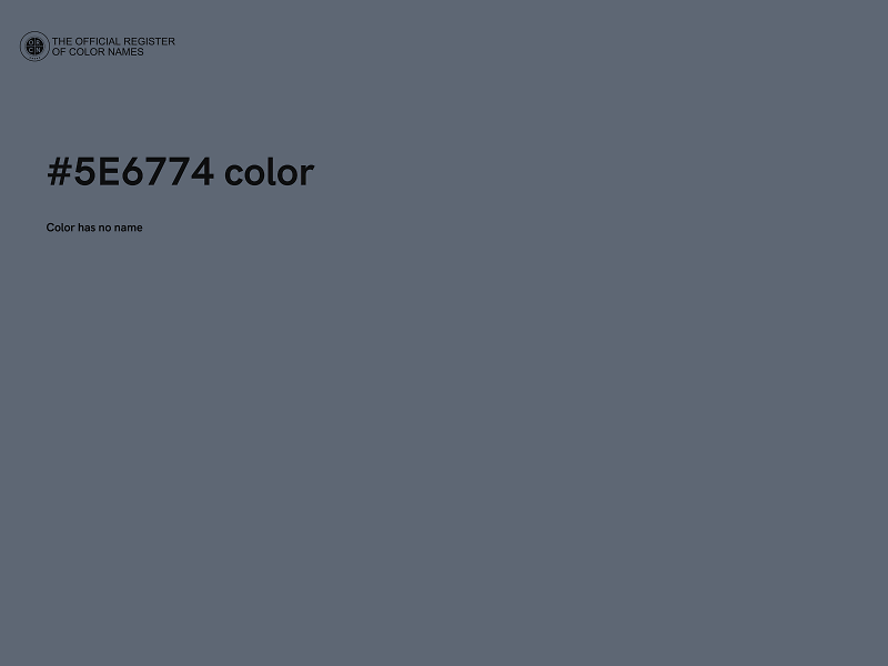 #5E6774 color image