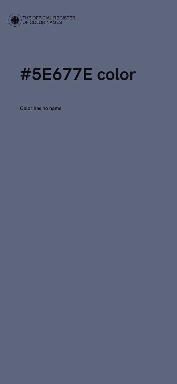 #5E677E color image