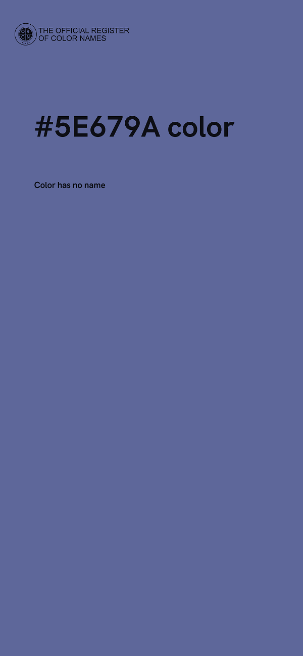 #5E679A color image