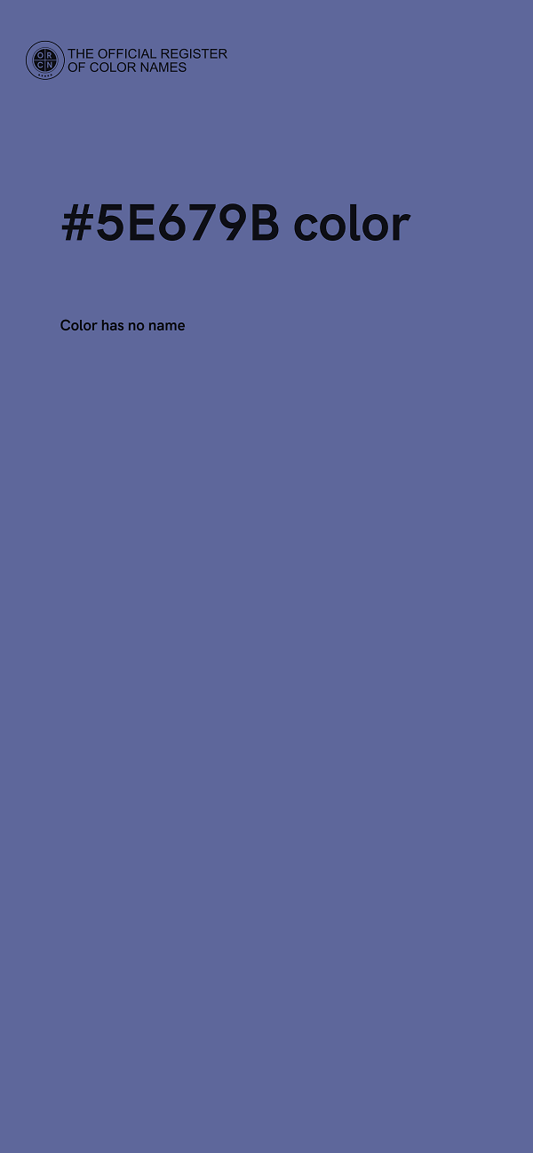 #5E679B color image