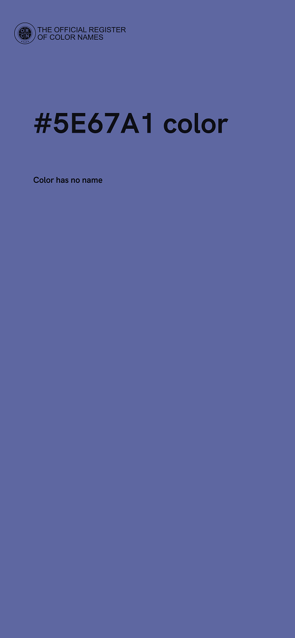 #5E67A1 color image