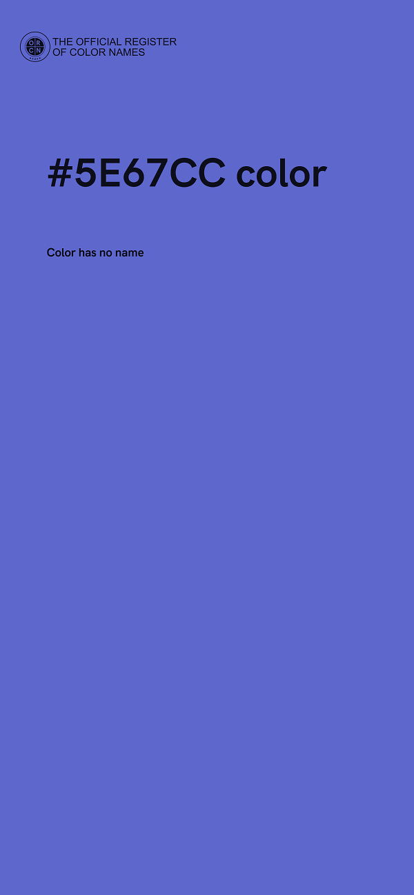 #5E67CC color image