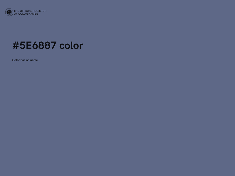 #5E6887 color image