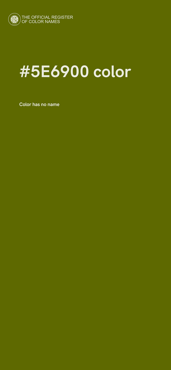 #5E6900 color image
