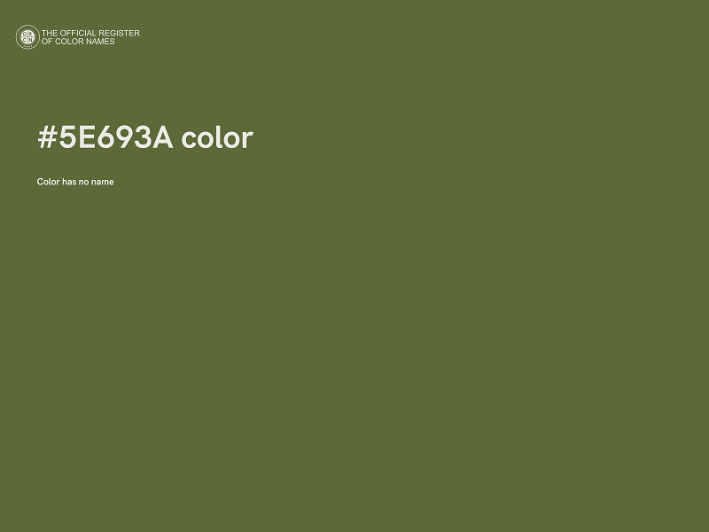 #5E693A color image