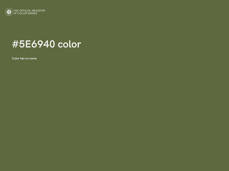 #5E6940 color image
