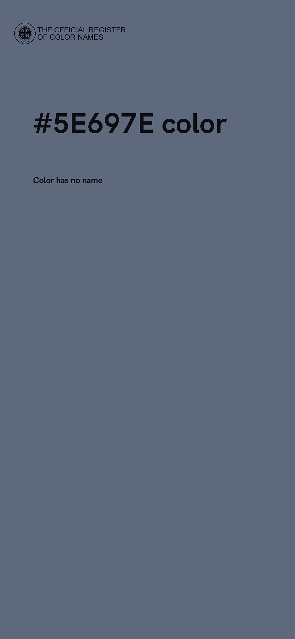 #5E697E color image