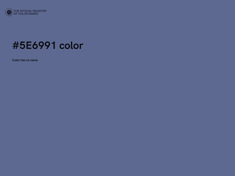#5E6991 color image