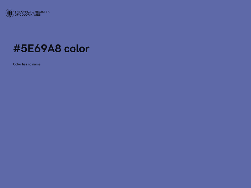 #5E69A8 color image