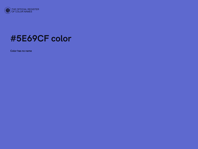 #5E69CF color image