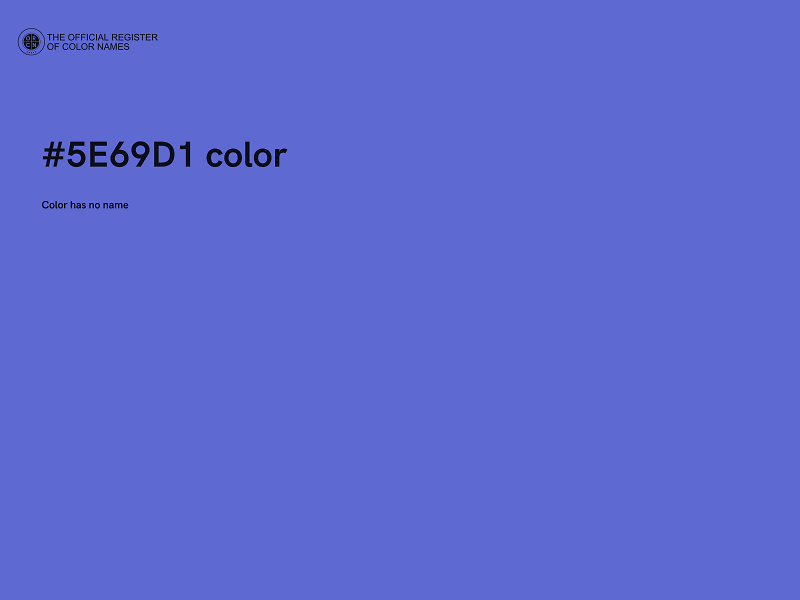 #5E69D1 color image