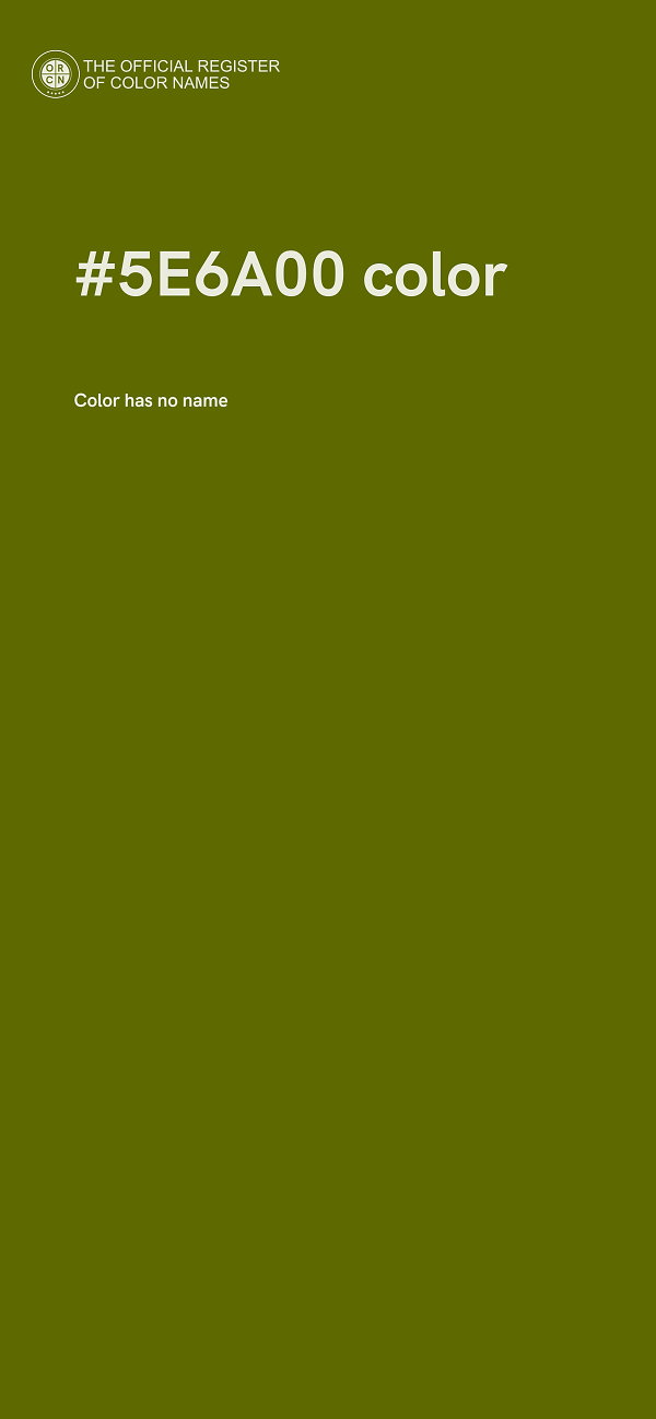 #5E6A00 color image