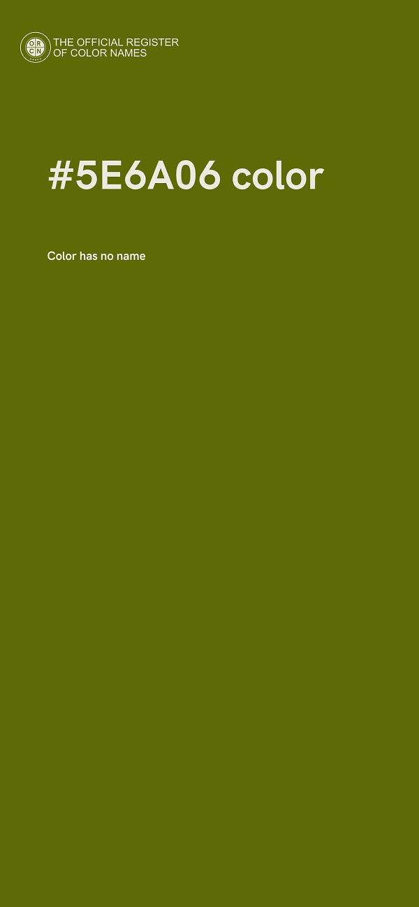 #5E6A06 color image