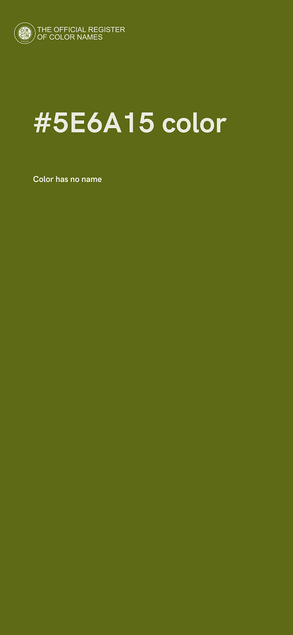 #5E6A15 color image