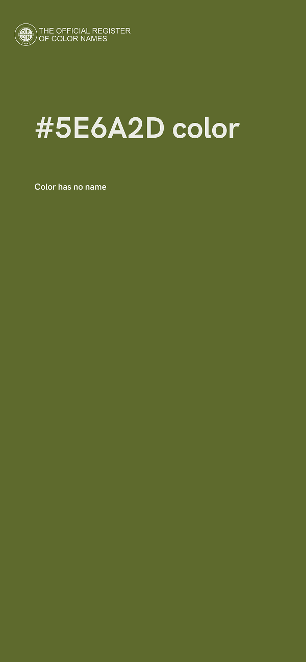 #5E6A2D color image