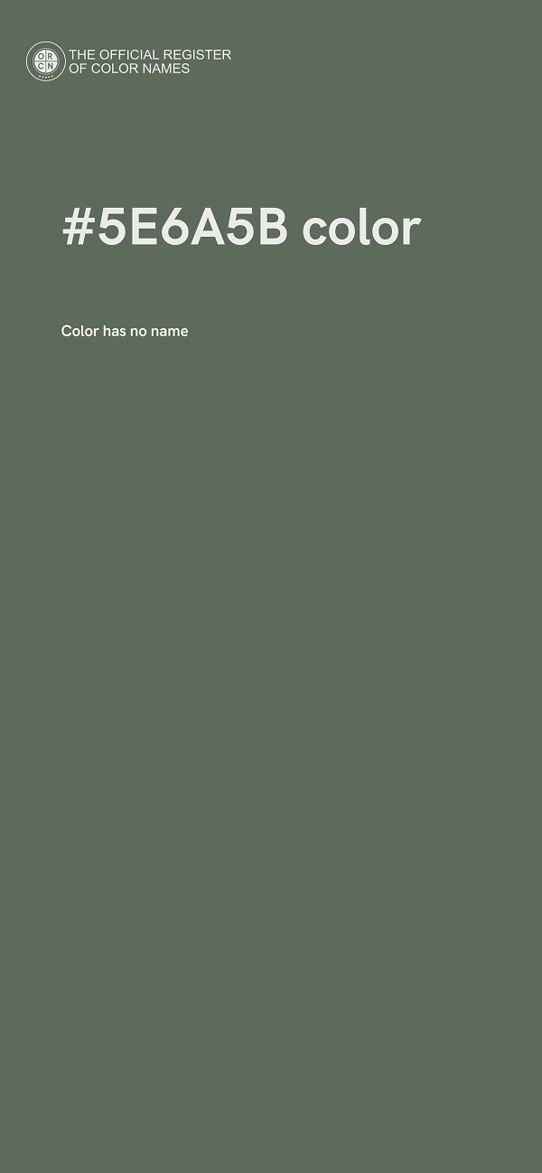 #5E6A5B color image
