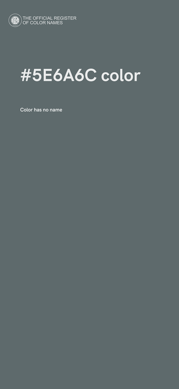 #5E6A6C color image