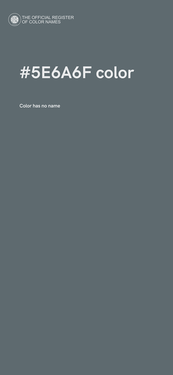 #5E6A6F color image