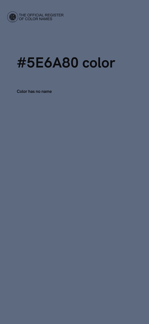#5E6A80 color image