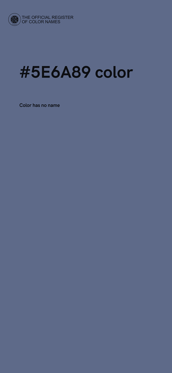 #5E6A89 color image