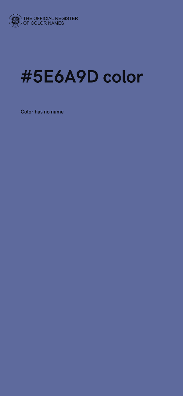 #5E6A9D color image