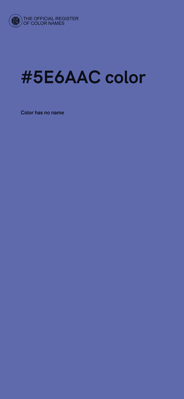 #5E6AAC color image