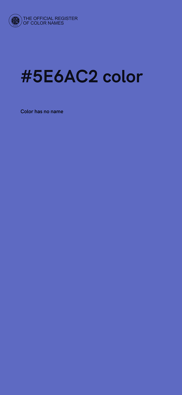 #5E6AC2 color image