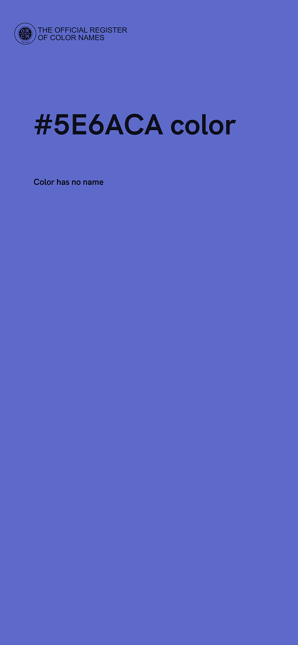 #5E6ACA color image