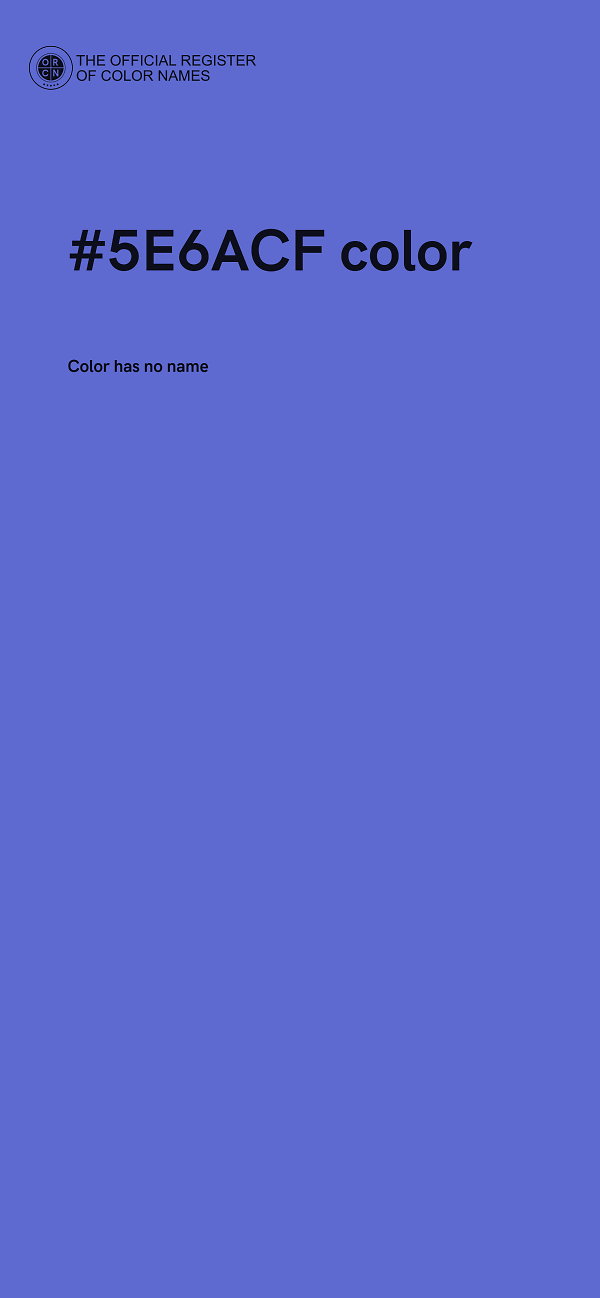 #5E6ACF color image