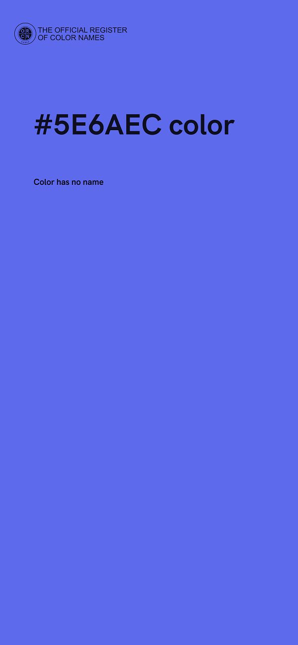 #5E6AEC color image