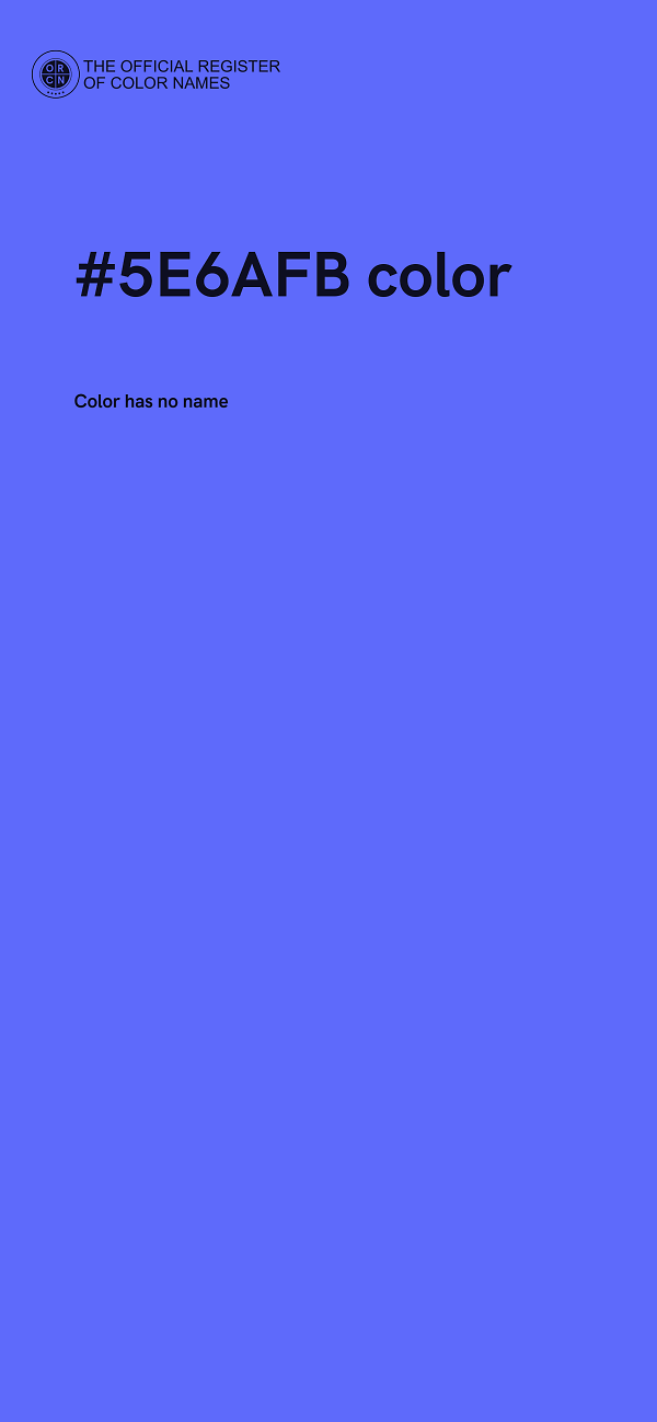 #5E6AFB color image