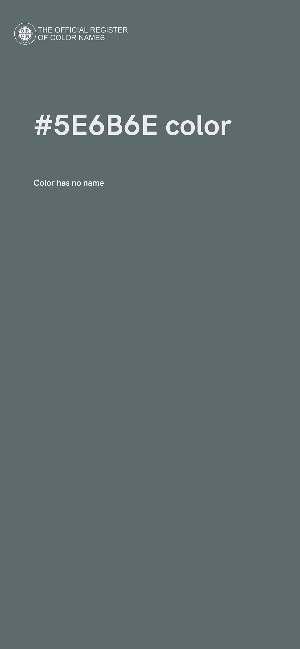 #5E6B6E color image