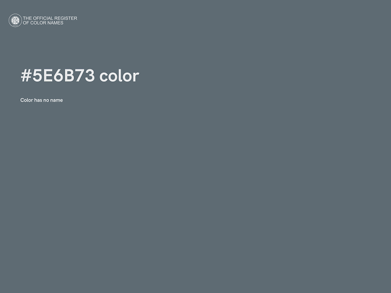 #5E6B73 color image
