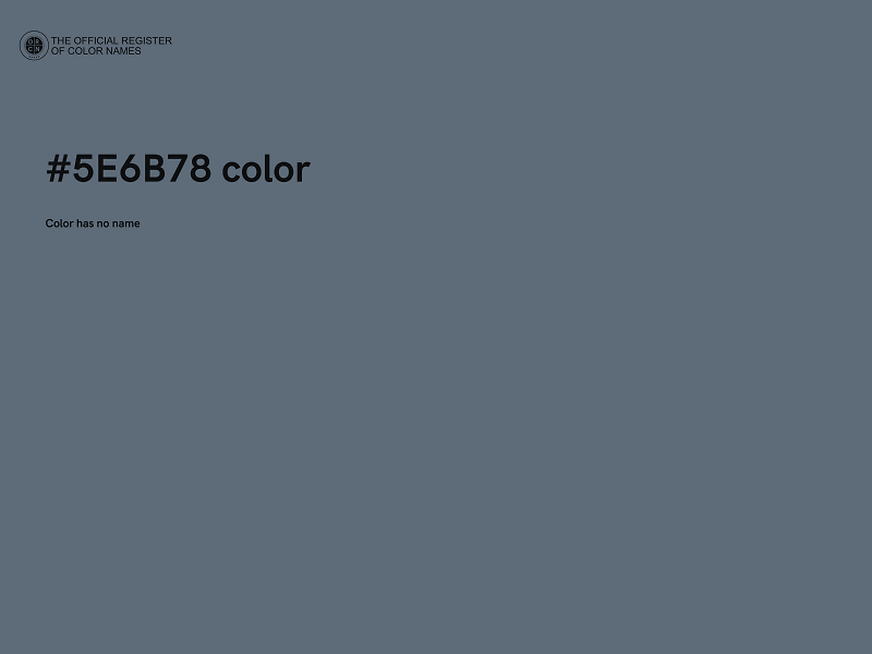 #5E6B78 color image