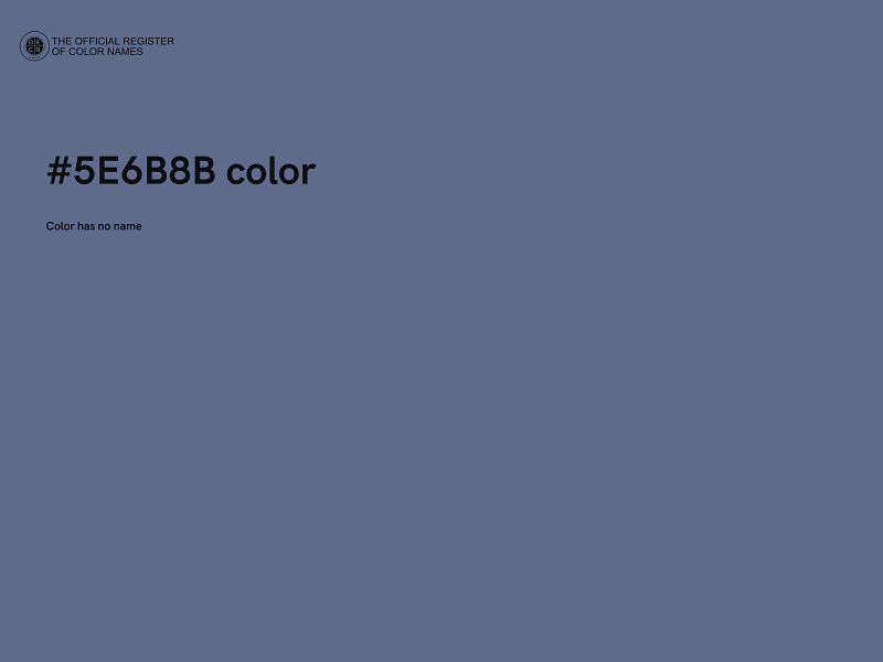 #5E6B8B color image