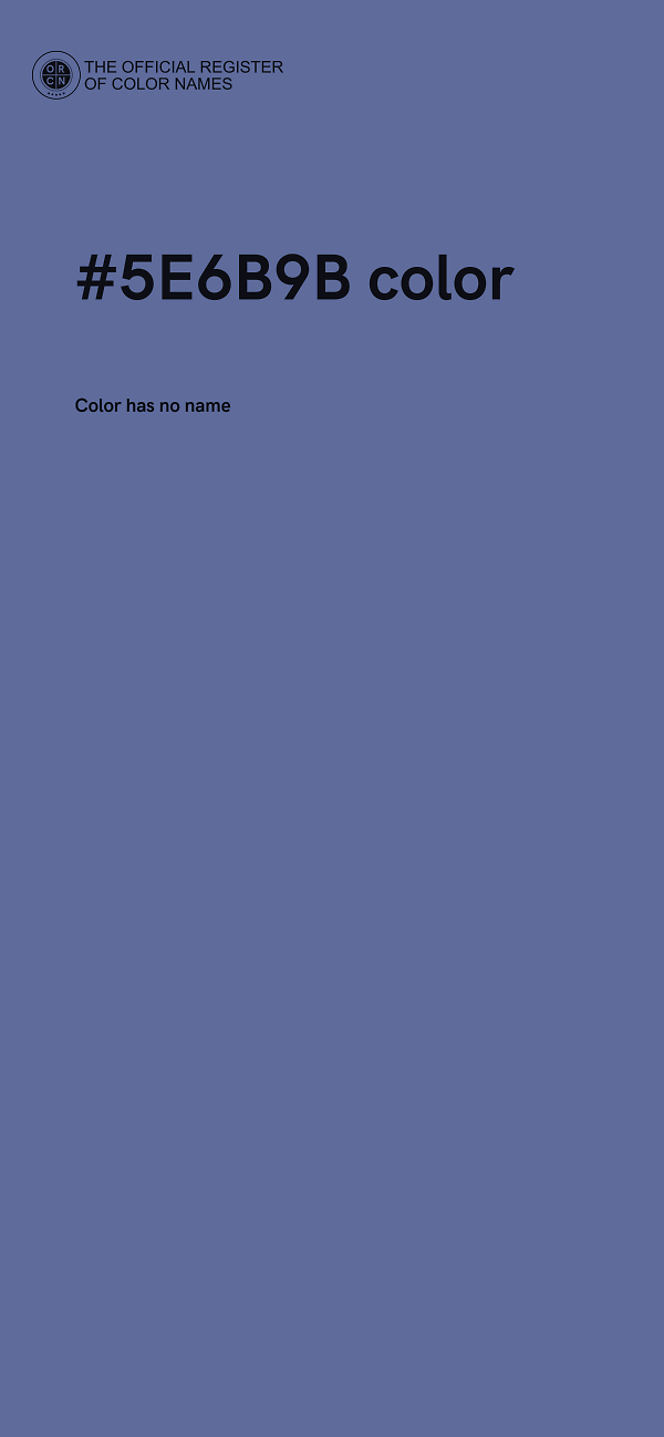 #5E6B9B color image