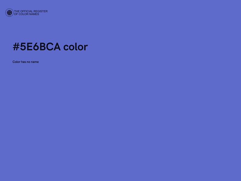 #5E6BCA color image