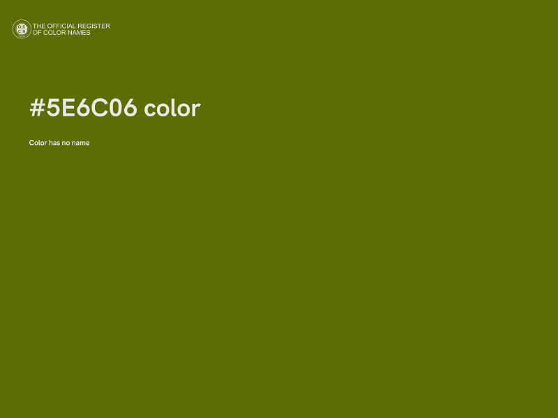 #5E6C06 color image