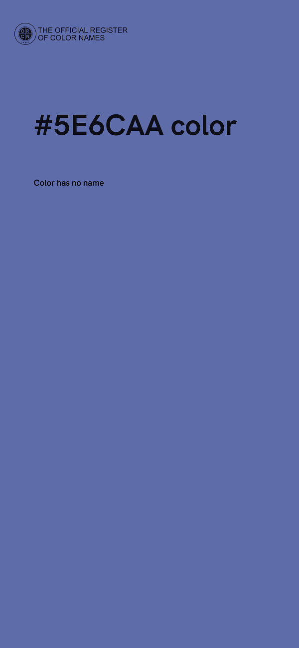 #5E6CAA color image