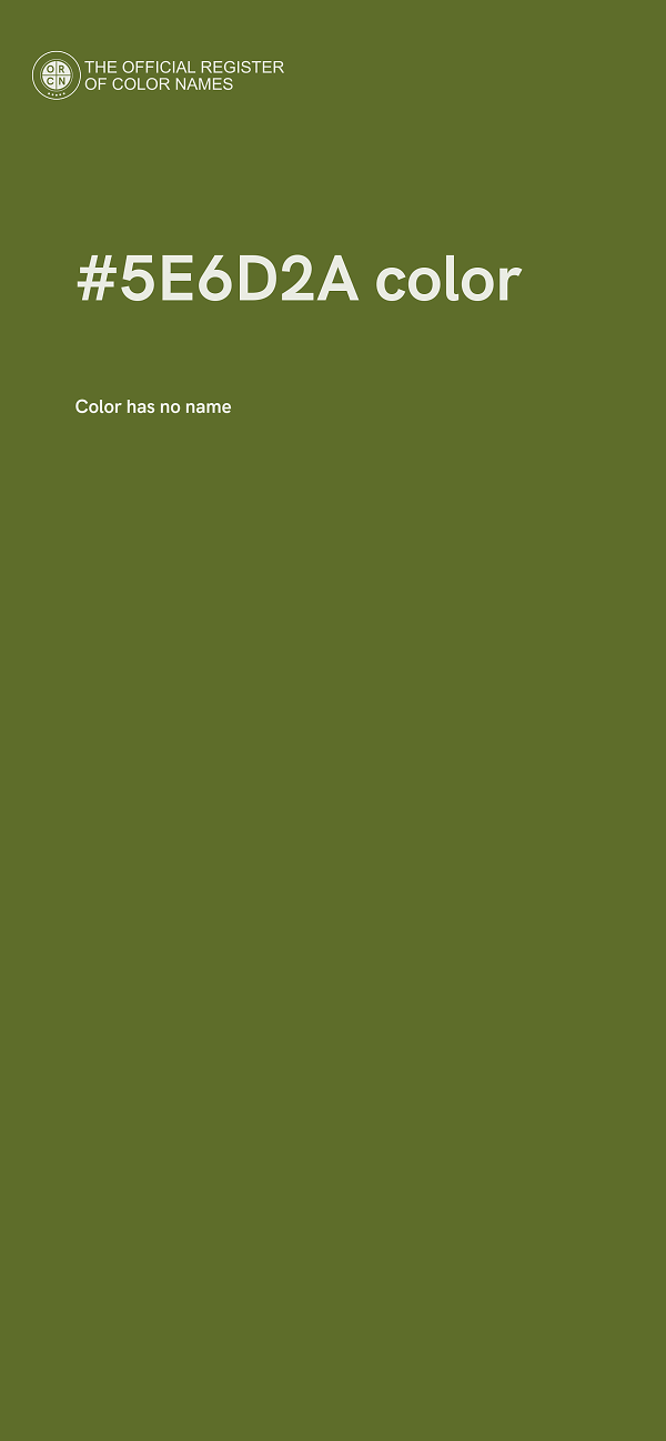 #5E6D2A color image