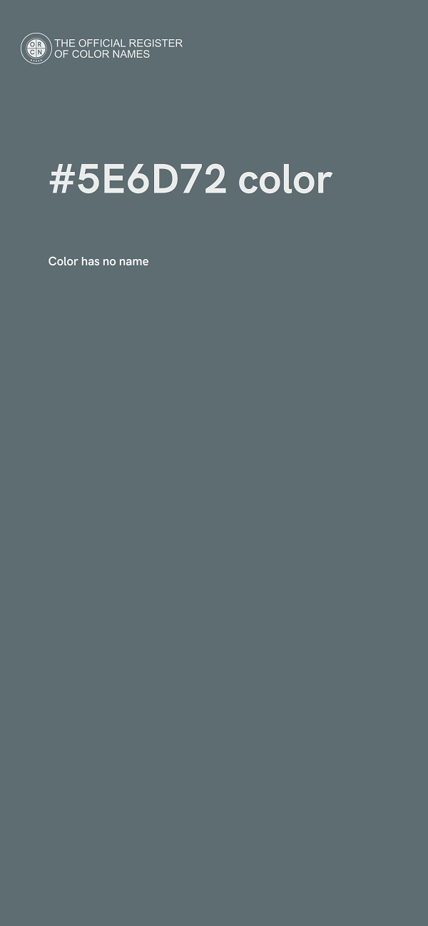 #5E6D72 color image