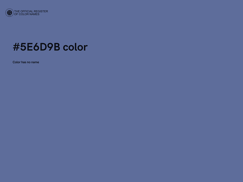 #5E6D9B color image