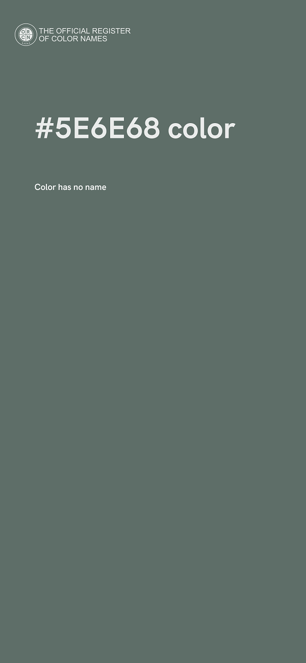 #5E6E68 color image