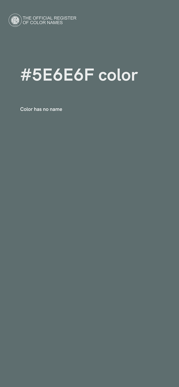 #5E6E6F color image