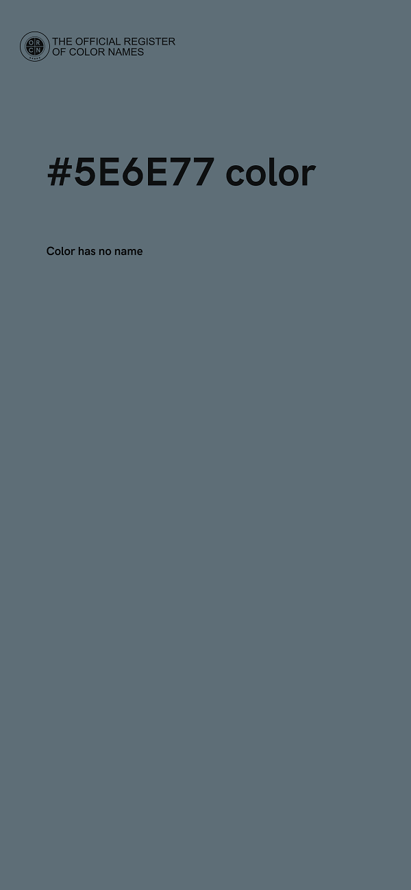 #5E6E77 color image