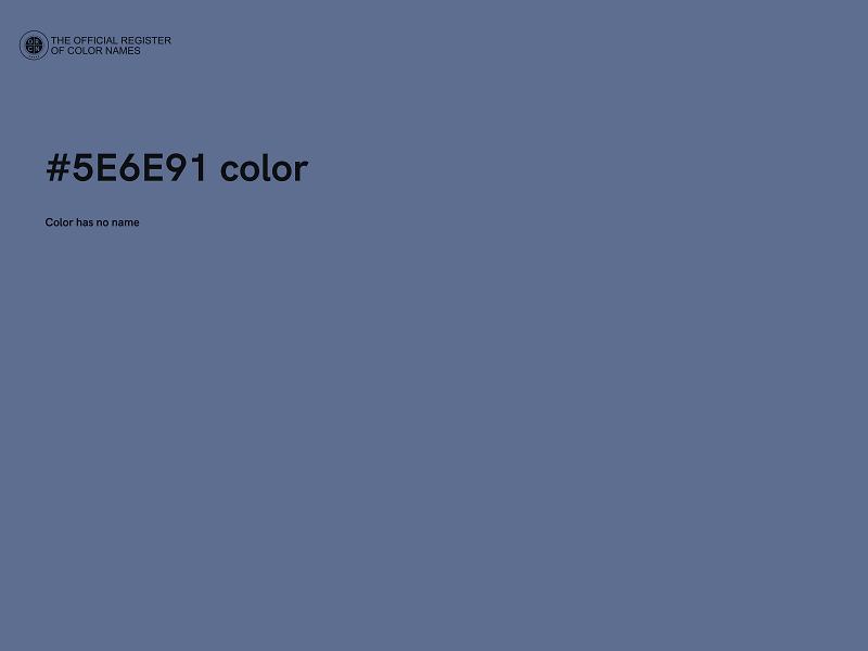 #5E6E91 color image