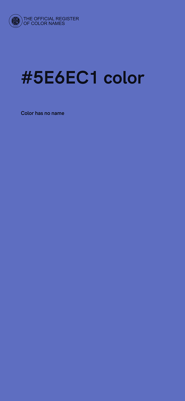 #5E6EC1 color image
