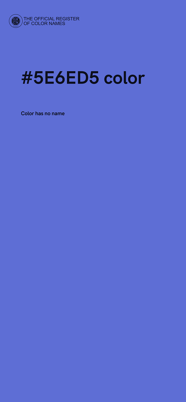 #5E6ED5 color image