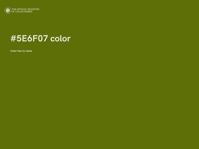 #5E6F07 color image