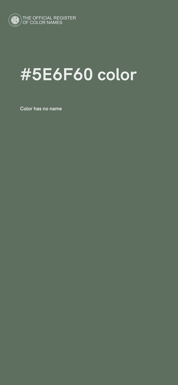#5E6F60 color image